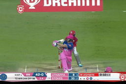 M50: KXIP vs RR – Ben Stokes Six