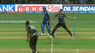 M24: MI vs KKR – Ambati Rayudu Wicket