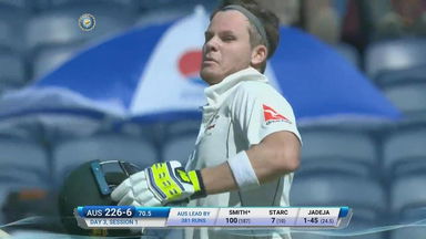 Steve Smith guides Australia with a century