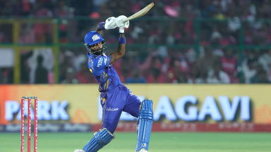 Captain Hardik Pandya muscles his way to 48*(23)