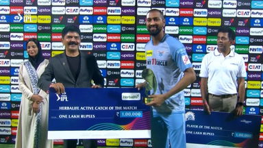 M06: CSK vs LSG – Herbalife Active Catch of the Match – Krunal Pandya