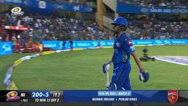M31: MI vs PBKS – Nehal Wadera Wicket