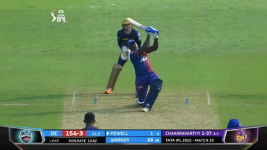 M19: KKR vs DC – Rovman Powell Six