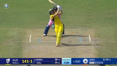 IND-W vs AUS-W 2025, 3rd ODI: Ellyse Perry Six