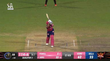 Q2: SRH vs RR – Dhruv Jurel Six