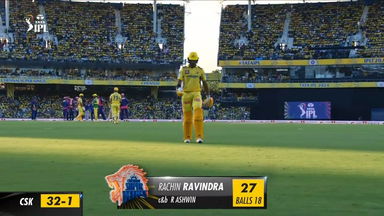 M61: CSK vs RR – Rachin Ravindra Wicket