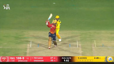 IPL 2025 M22: PBKS vs CSK - Priyansh Arya Six