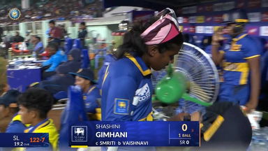 IND-W vs SL-W 2025, 2nd T20I: Shashini Gimhani Wicket