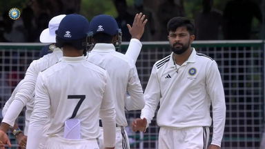 DULEEP TROPHY 2024 India C vs India D: India C 2nd Innings Fall of Wickets