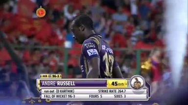 M33: RCB vs KKR – Andre Russell Wicket