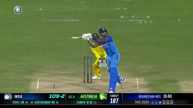 IND vs AUS 2022, 3RD T20I: Suryakumar Yadav  Six