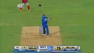 M7: MI vs KXIP – Harbhajan Singh Six