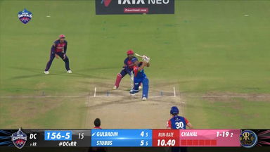 M56: DC vs RR  – Gulbadin Naib Six