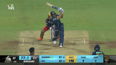 M70: RCB vs GT – Shubman Gill Six