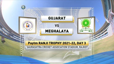 Ranji Trophy 2021-22, Gujarat v Meghalaya, Day 3: Match Highlights