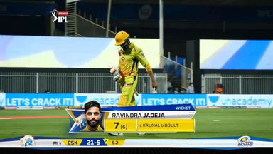 M41: CSK vs MI – Ravindra Jadeja Wicket