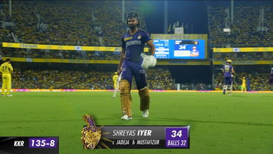 M22: CSK vs KKR – Shreyas Iyer Wicket
