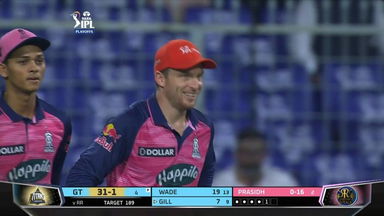 Buttler beauty on the field - saves a boundary