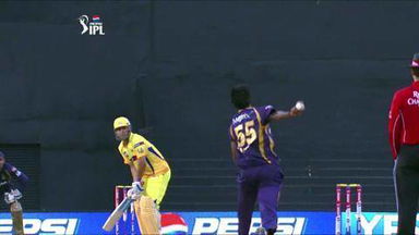 M38: CSK vs KKR – MS Dhoni Six