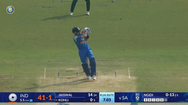 IND vs SA 2025, 2nd ODI: Virat Kohli Six