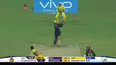 M33: KKR vs CSK – Shubman Gill Six