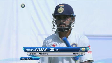 IND vs ENG 2016 - 2nd Test, day 1 : Murali Vijay Wicket