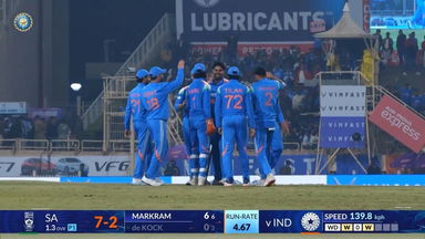 IND vs SA 2025, 1st ODI: Fall of Wickets