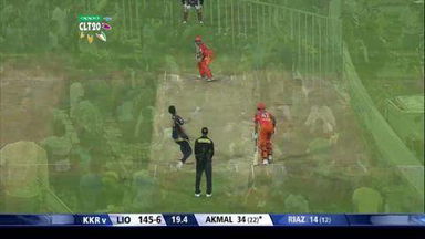 CLT20 2014 M7: KKR vs LIO  –   Super Sixes