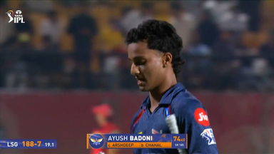 IPL 2025 M54: PBKS vs LSG - Ayush Badoni Wicket