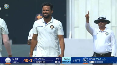 Ranji Trophy 2025-26 SF1, Uttarakhand vs Karnataka: Mayank Mishra's skillful spell of 4/69