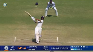 IND vs ENG 2024, 3RD Test: Yashasvi Jaiswal Six