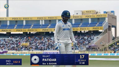IND vs ENG 2024, 4TH Test: Rajat Patidar Wicket