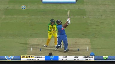 IND vs AUS 2020, 3rd ODI: Rohit Sharma Six