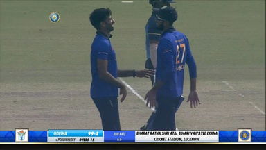 Suboth Bhati's impressive 4/27 against Odisha