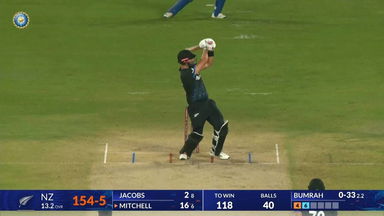 IND vs NZ 2026, 5th T20I: Daryl Mitchell Six