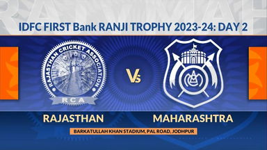 Ranji Trophy  2023/24, Rajasthan vs Maharashtra Day 2: Match Highlights