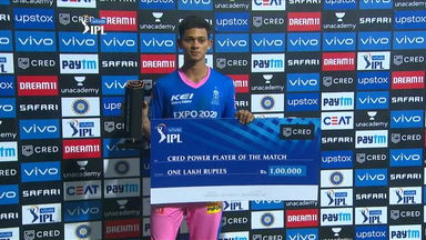 M18: RR vs KKR  – CRED Power Player of the Match –  Yashasvi Jaiswal
