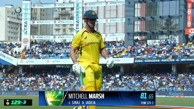 IND vs AUS 2023, 1ST ODI: Mitchell Marsh Wicket