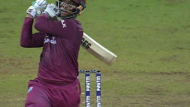 IND vs WI 2019, 1st ODI: Shimron Hetmyer Six