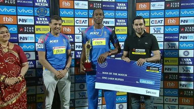 M21: RR vs MI – Man of the Match – Jofra Archer