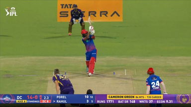 IPL 2026 M70: KKR vs DC - KL Rahul Six