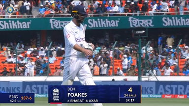 IND vs ENG 2024, 1ST Test: Ben Foakes Wicket