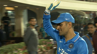 Moments from 'Captain' MS Dhoni's last day at office