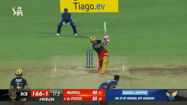 M15: RCB vs LSG – Faf Du Plessis Six