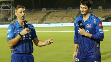 MI's thrilling win recapped with Daniel Sams and Tim David