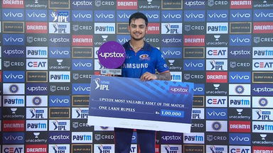 M51: RR vs MI  – Upstox most valuable Asset of the match –  Ishan Kishan