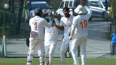 Ranji Trophy 2023/24, Uttarakhand vs Baroda: Uttarakhand 1st Innings Fall of Wickets