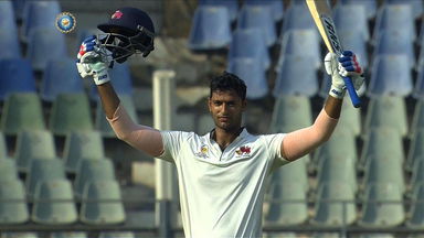 Shivam Dubey's brilliant century for Mumbai