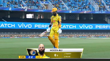 M30: CSK vs MI – Moeen Ali Wicket