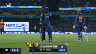 Eliminator: LSG vs MI – Krishnappa Gowtham Wicket